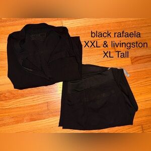 Figs Black Livingston XL Tall PANTS ONLY